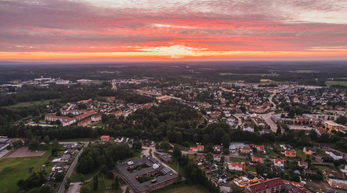 Tibro Sommar Solnedgång DJI 0037.