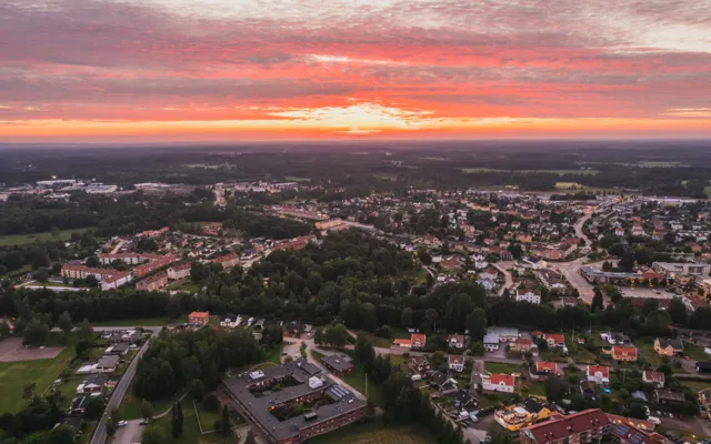 Tibro Sommar Solnedgång DJI 0037.