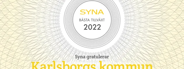 3938 Syna Gratulerar Karlsborgs Kommun 1 Västra Götalands Län.