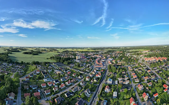 Drönarbild Överblick Grästorp.