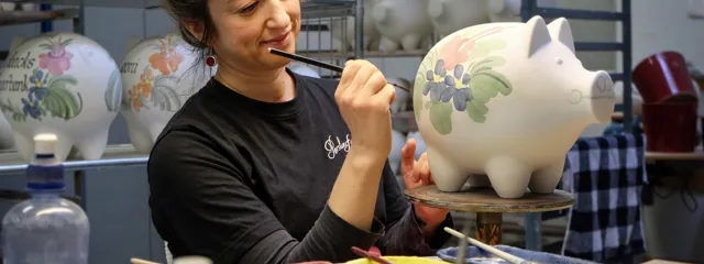 Kristin Dekorerar Spargris.